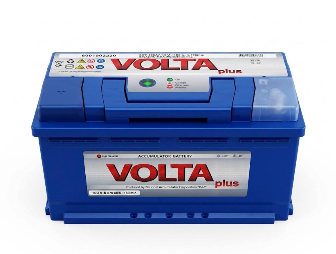 Акумулятор 100 А2 VOLTA PLUS L+